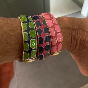 Colorful Enamel Bangle Set